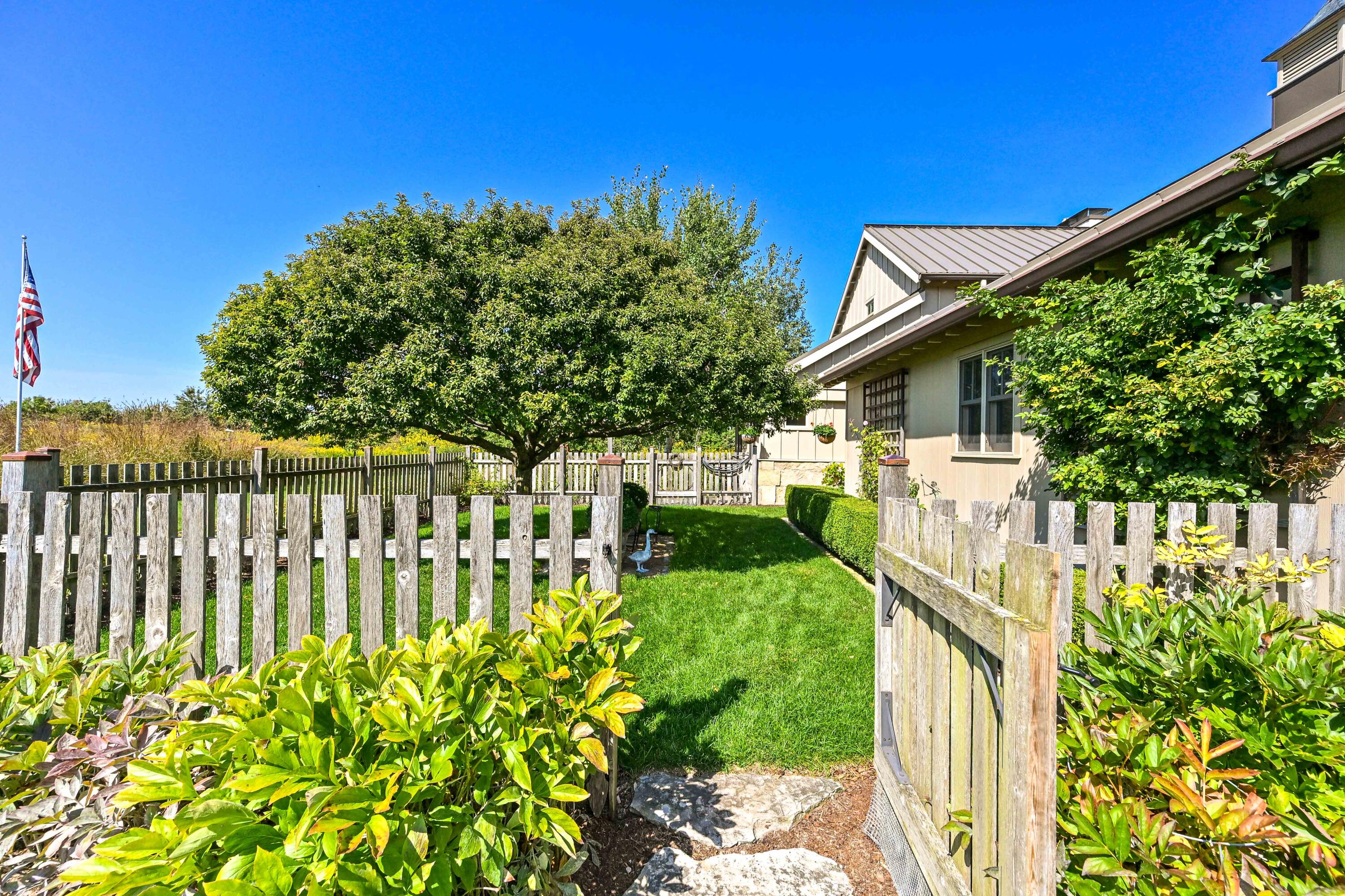 3200 West Bonniwell Road Mequon, WI 53097 - Photo 38 of 77 Fenced in side yard, ideal for pets!