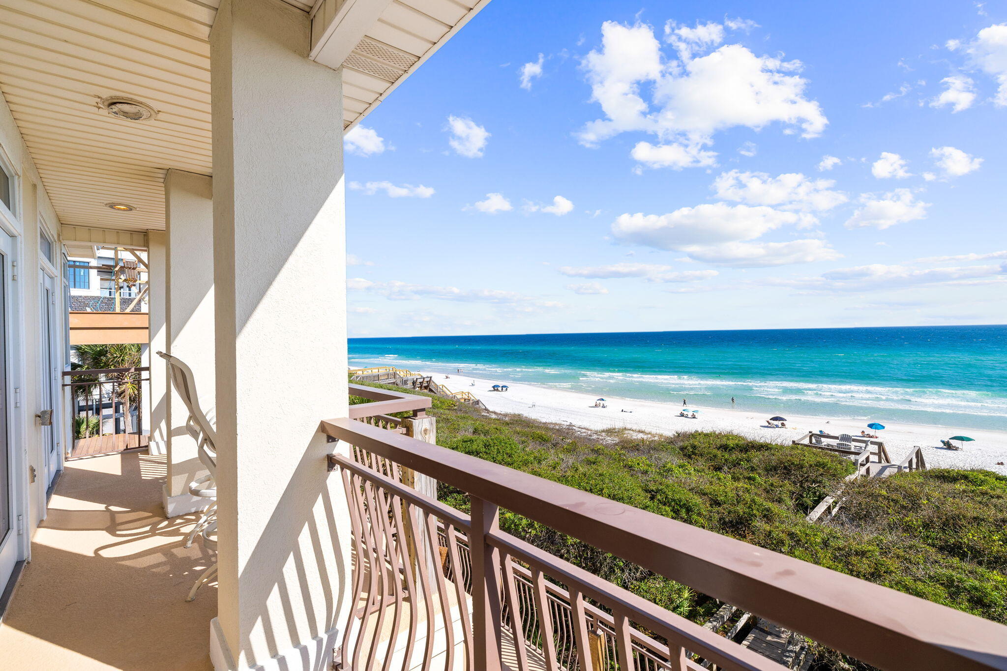 24 Bramble Grove Place Santa Rosa Beach, FL 32459 - Photo 46 of 89 a view of a balcony with an ocean view