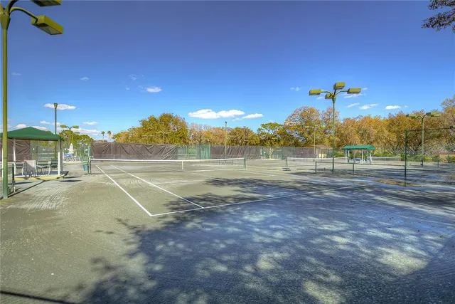 a view of a basketball court
