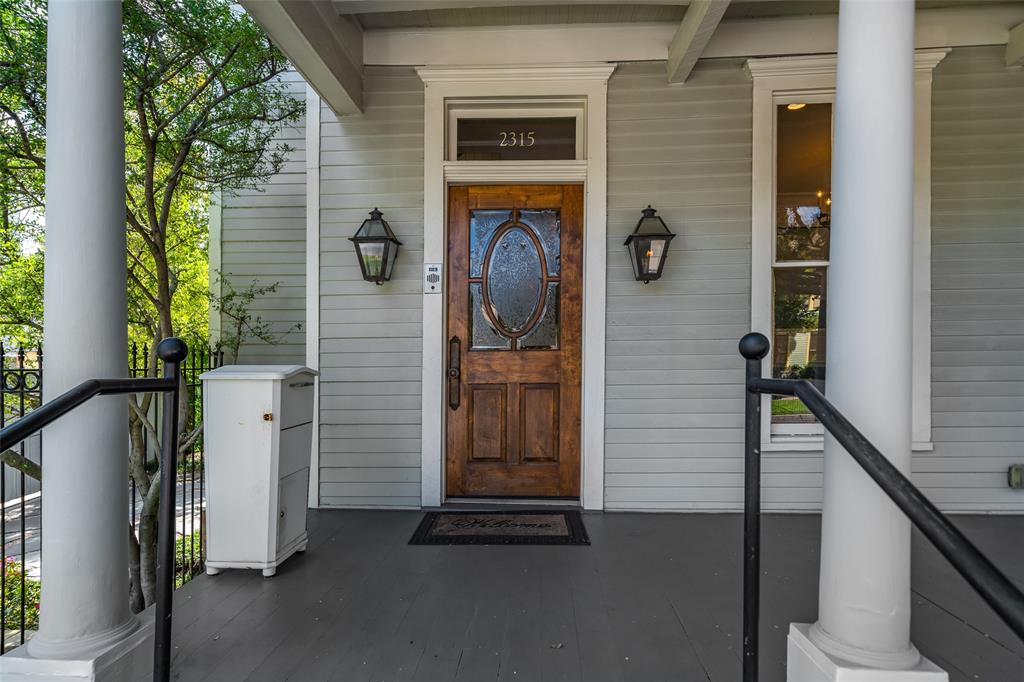 2315 Routh Street Dallas, TX 75201 - Photo 4 of 38 a front view of a house with entryway