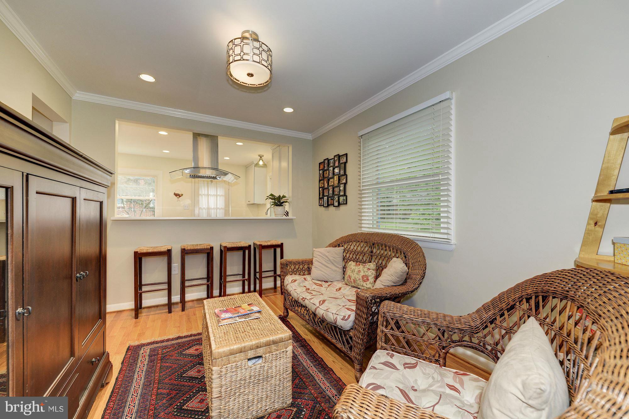 Family Room adjacent to the kitchen