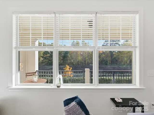 a view of a window and a room