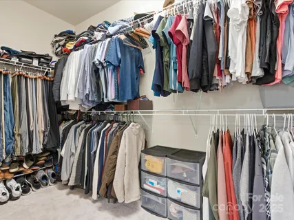 a view of a walk in closet