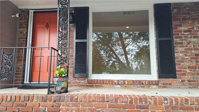 a view of entrance door of the house