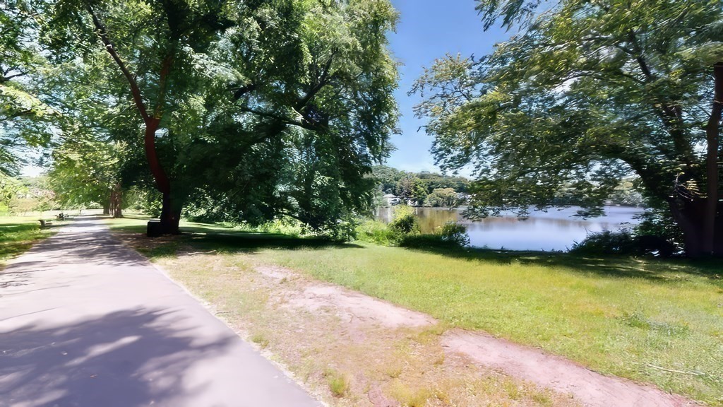 149 Lake Shore Road, Unit 2 Boston, MA 02135 - Photo 32 of 38 a view of a garden