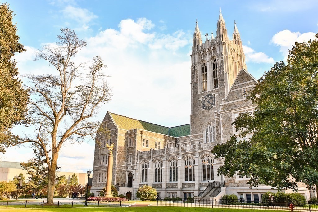 149 Lake Shore Road, Unit 2 Boston, MA 02135 - Photo 35 of 38 a city view with tall buildings and a street