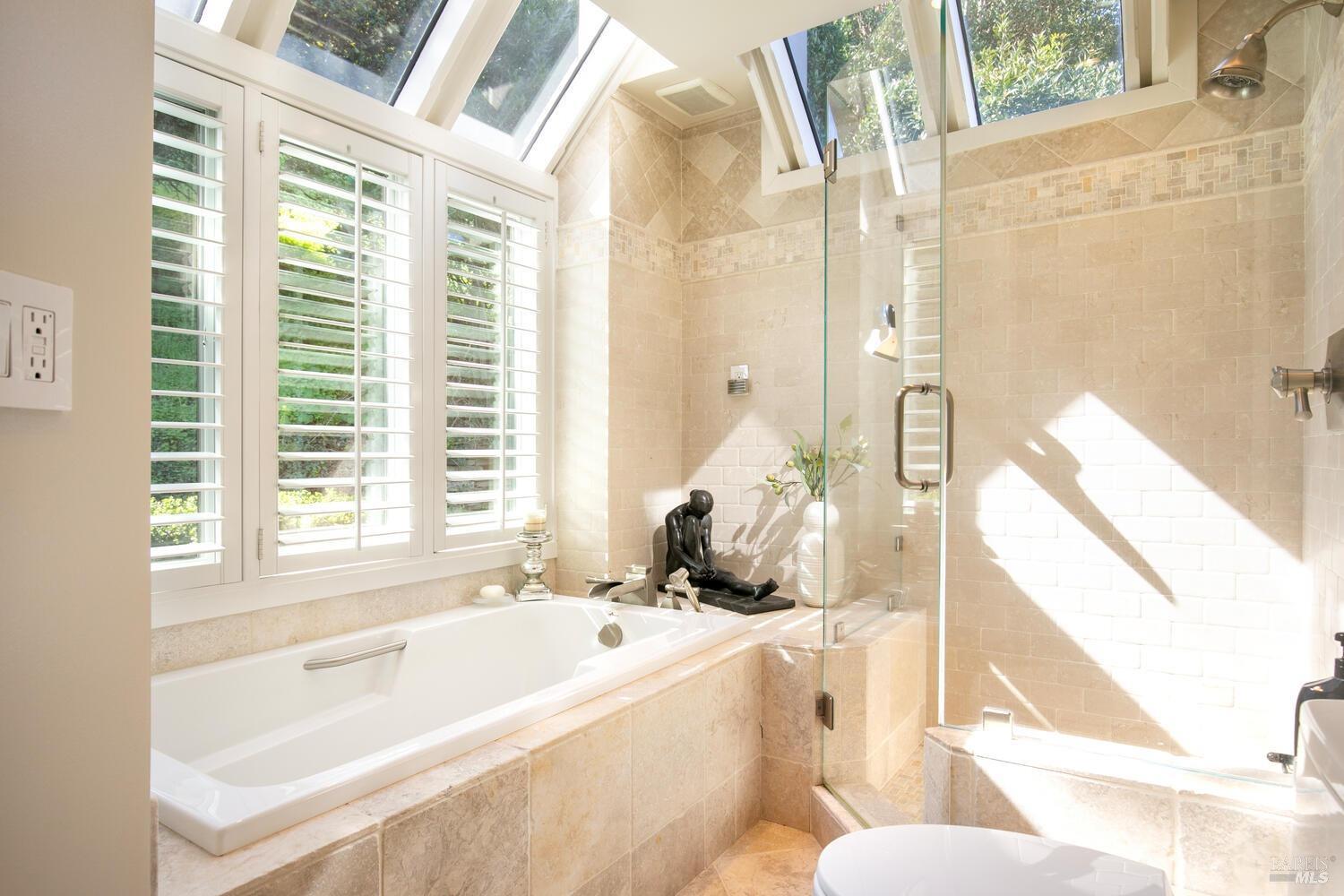 31 Edwards Avenue Sausalito, CA 94965 - Photo 26 of 51 a bath tub sitting next to a window