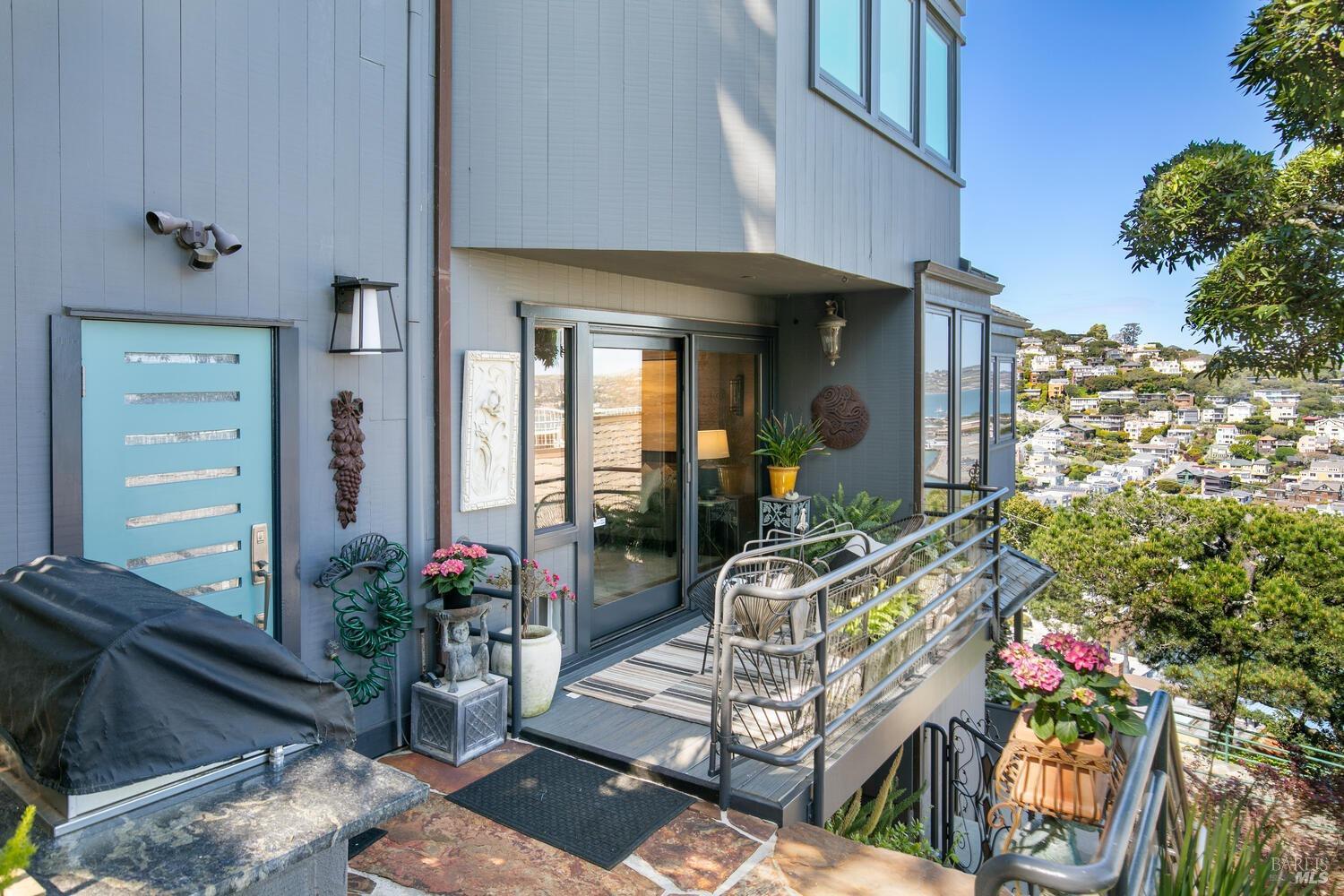 31 Edwards Avenue Sausalito, CA 94965 - Photo 41 of 51 a view of a house with patio