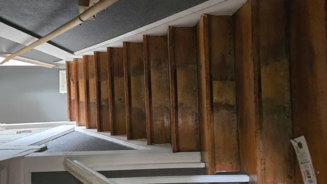 a living room with a furniture and a window