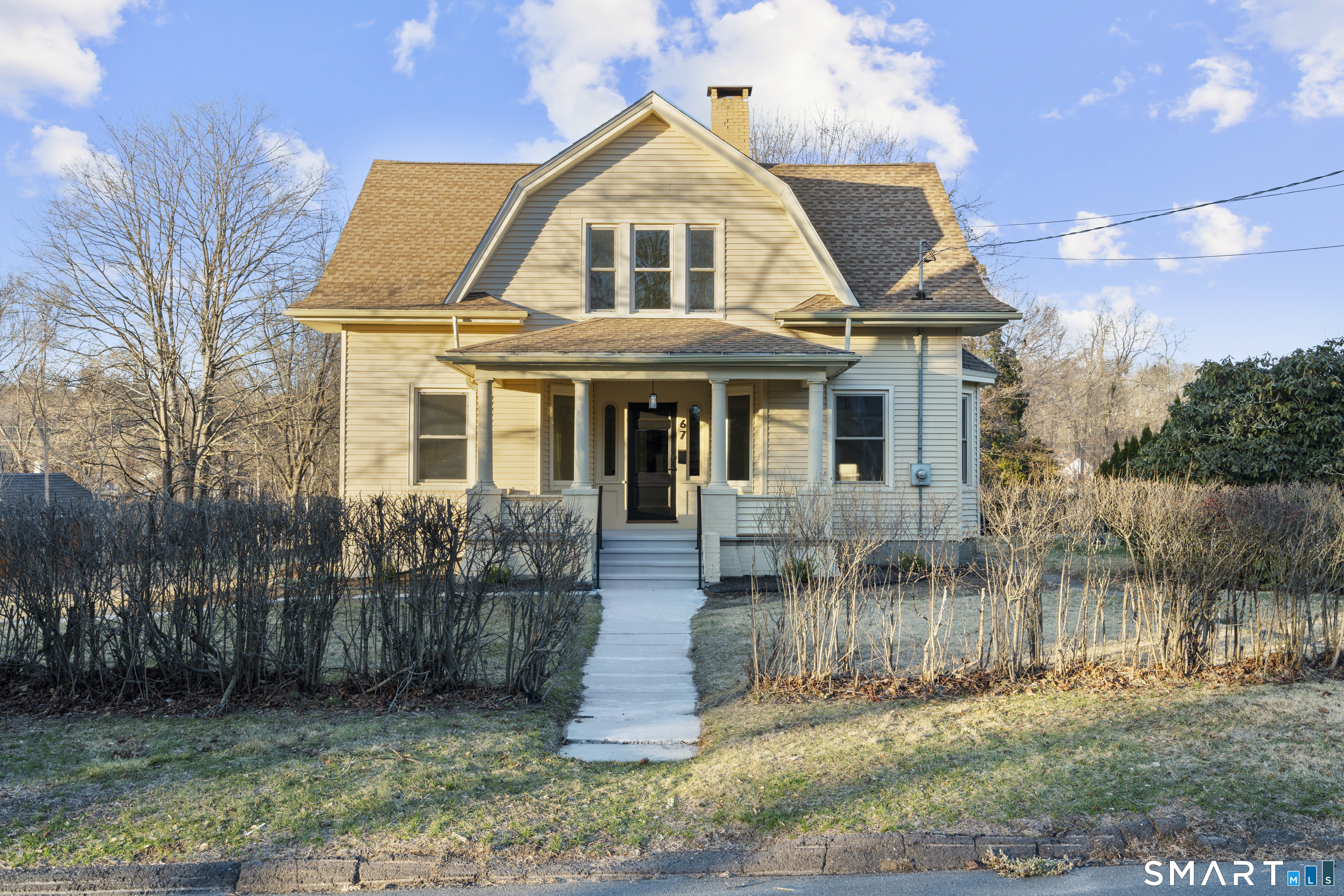67 Maple Avenue Watertown, CT 06779 - Photo 1 of 1 a front view of a house with a yard