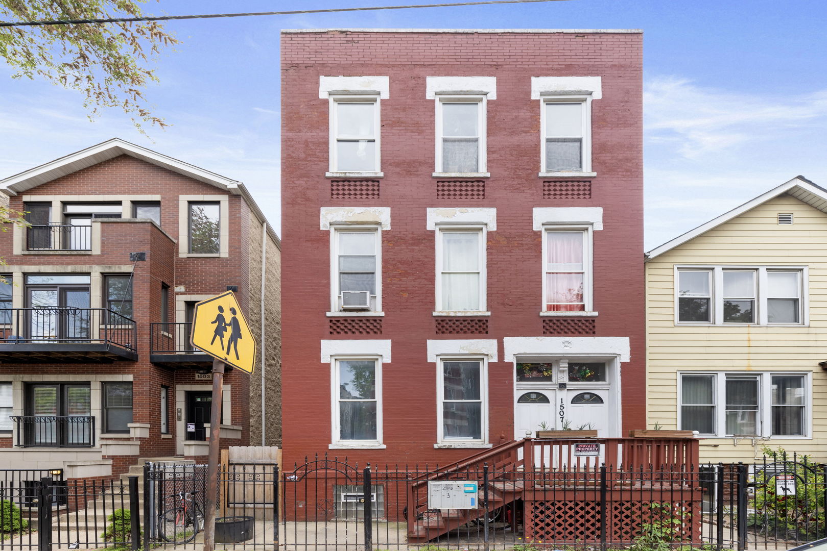 1507 West Erie Street Chicago, IL 60642 - Photo 24 of 24 a front view of a multi story residential apartment building