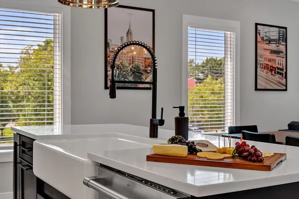 a room with furniture and window