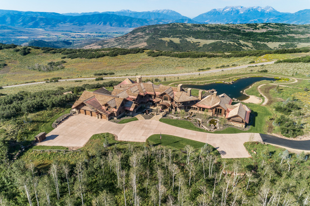 2322 North Westward Ho Road Heber City, UT 84036 - Photo 53 of 54 Bird's eye view of a water and mountain view