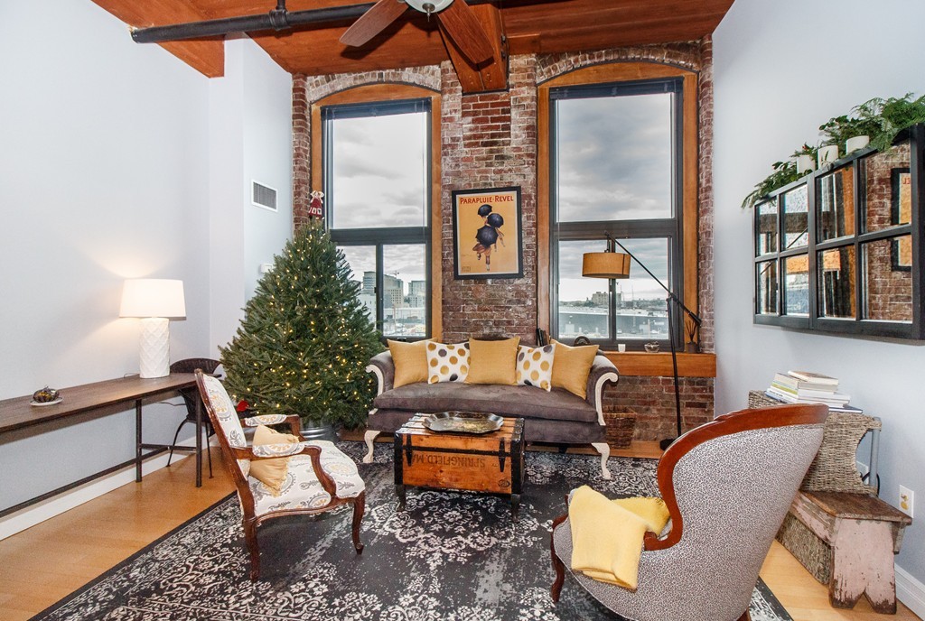 320 West 2nd Street, Unit 412 Boston, MA 02127 - Photo 9 of 16 a outdoor space with patio the couches and a potted plant