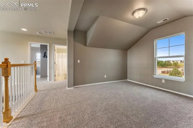 en empty room with windows