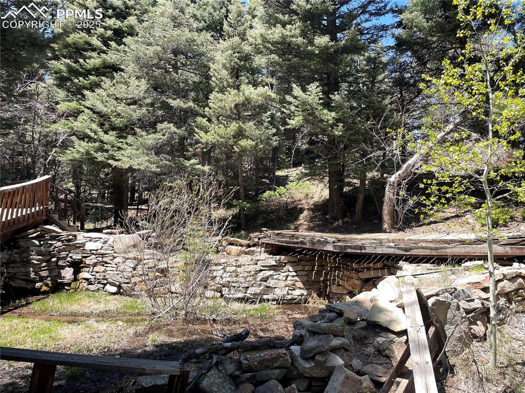 146 Gibson Road Westcliffe, CO 81252 - Photo 5 of 28 a view of a backyard of the house
