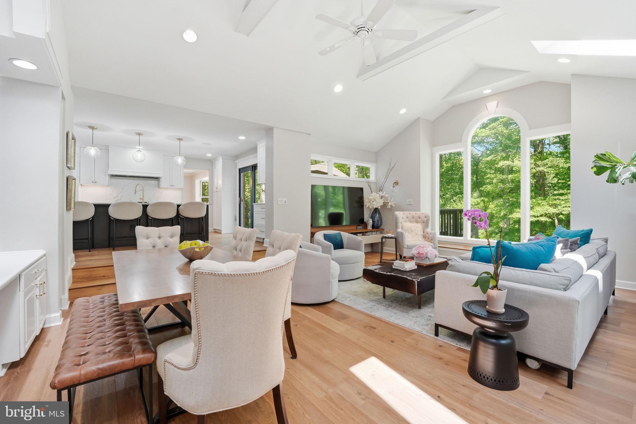 969 Spencer Road McLean, VA 22102 - Photo 10 of 56 Family room addition with soaring vaulted ceilings