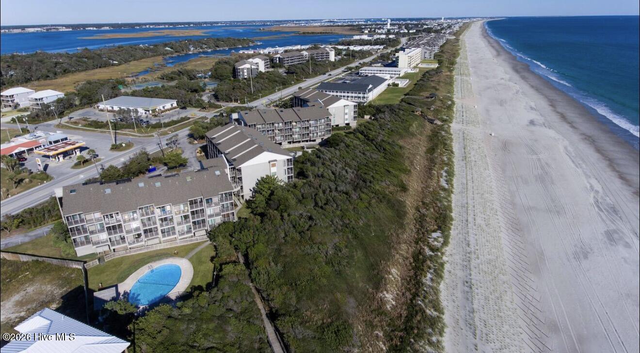 2511 West Fort Macon Road, Unit 211B Atlantic Beach, NC 28512 - Photo 33 of 38 Aerial of Ocean & Sound