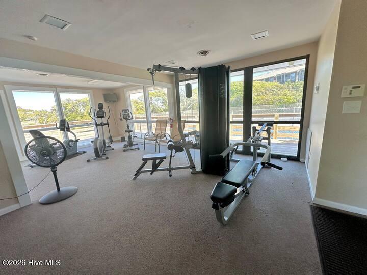 2511 West Fort Macon Road, Unit 211B Atlantic Beach, NC 28512 - Photo 36 of 38 Community Gym - view 2