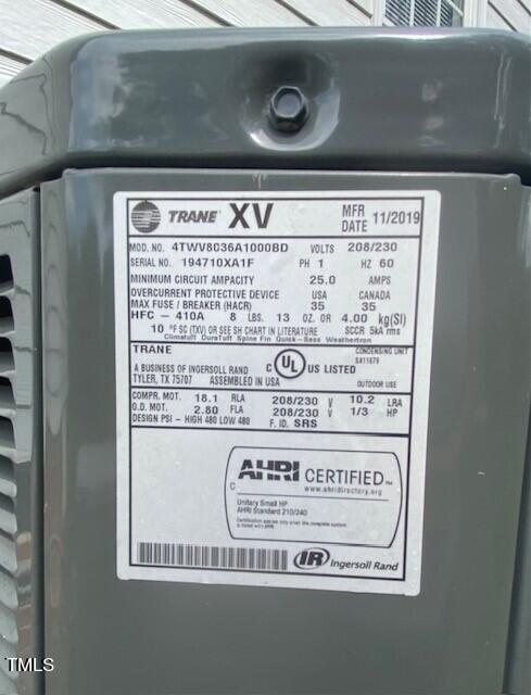 1009 Portico Place Raleigh, NC 27603 - Photo 44 of 54 trane ac 2019