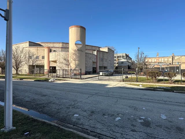 a view of road with card yard