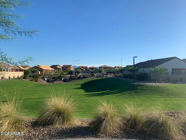 a view of water with palm trees