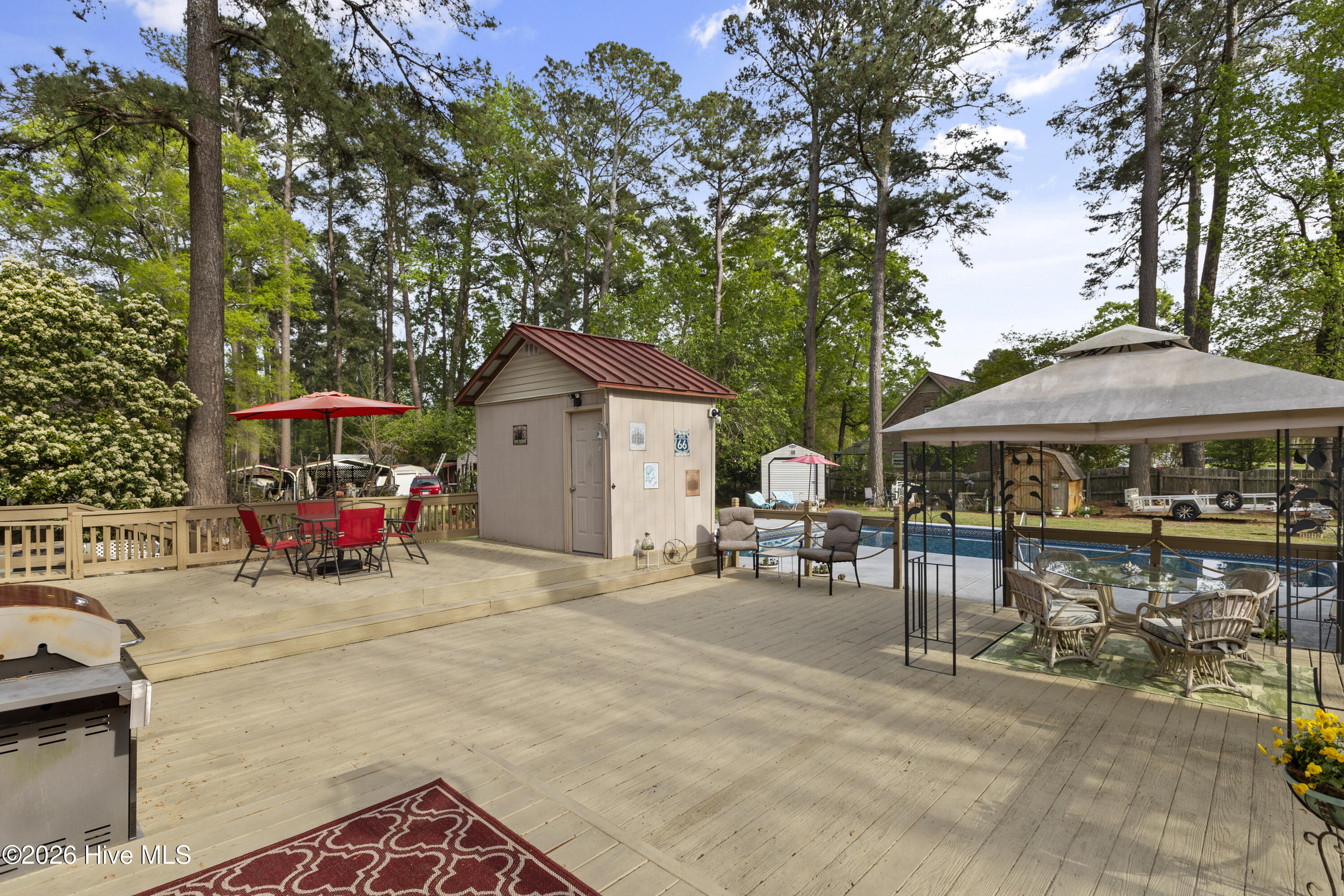 1721 Bethlehem Road Rocky Mount, NC 27803 - Photo 9 of 46 Full View of Deck