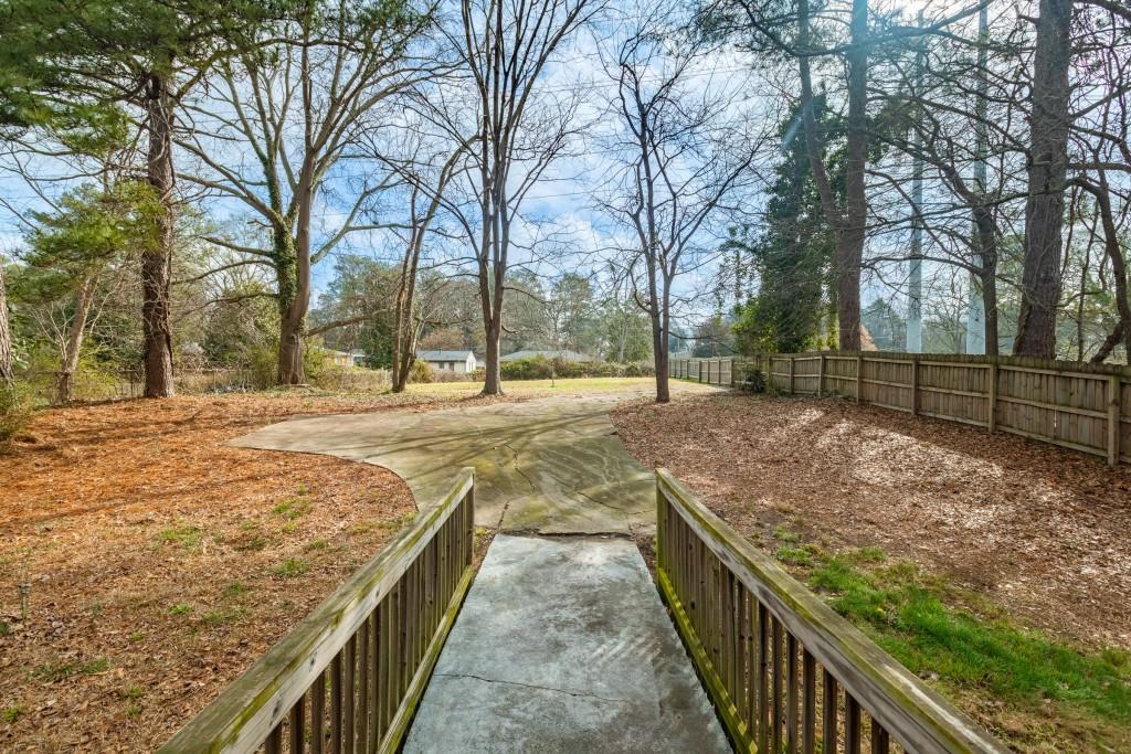 282 Willis Mill Road Southwest Atlanta, GA 30311 - Photo 20 of 25 a view of outdoor space with trees