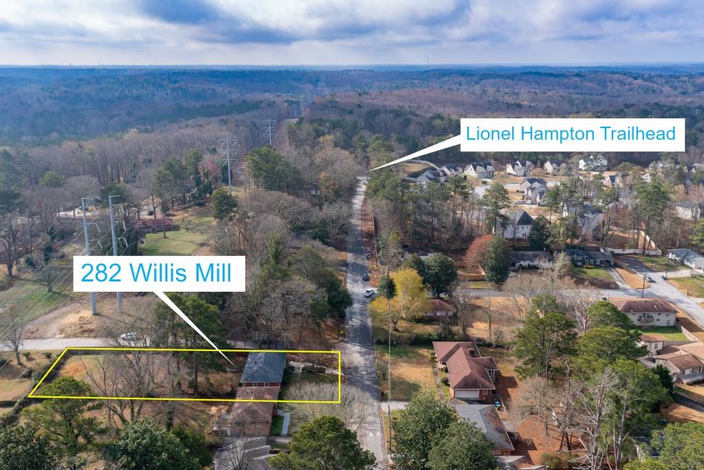 282 Willis Mill Road Southwest Atlanta, GA 30311 - Photo 25 of 25 an aerial view of residential houses with outdoor space and street view