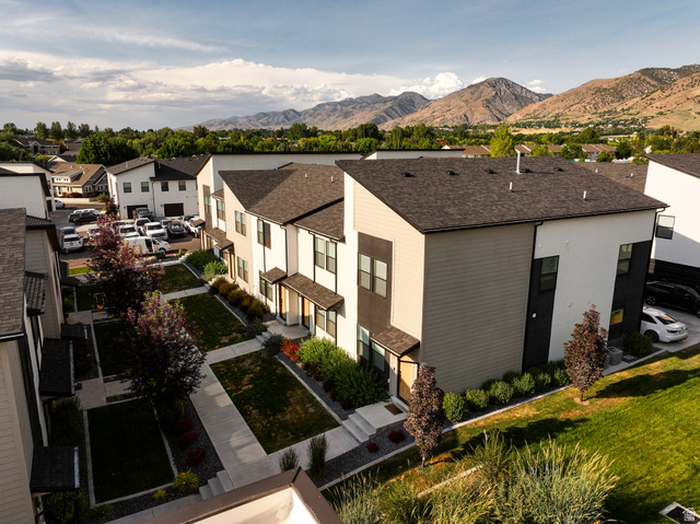 220 Spring Creek Parkway Providence, UT 84332 - Photo 14 of 26 Modern residential exteriors featuring a multi-tone facade