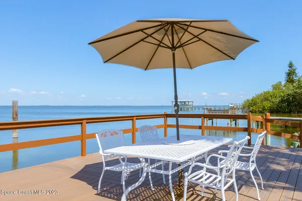 a view of an outdoor space with seating