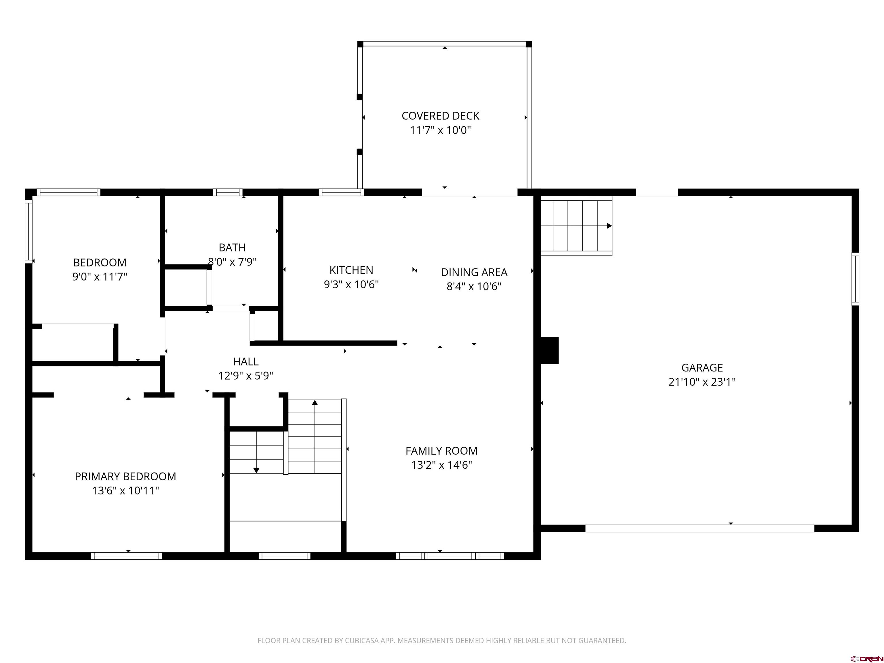 1328 Jackson Street Cortez, CO 81321 - Photo 36 of 37 a picture of a floor plan
