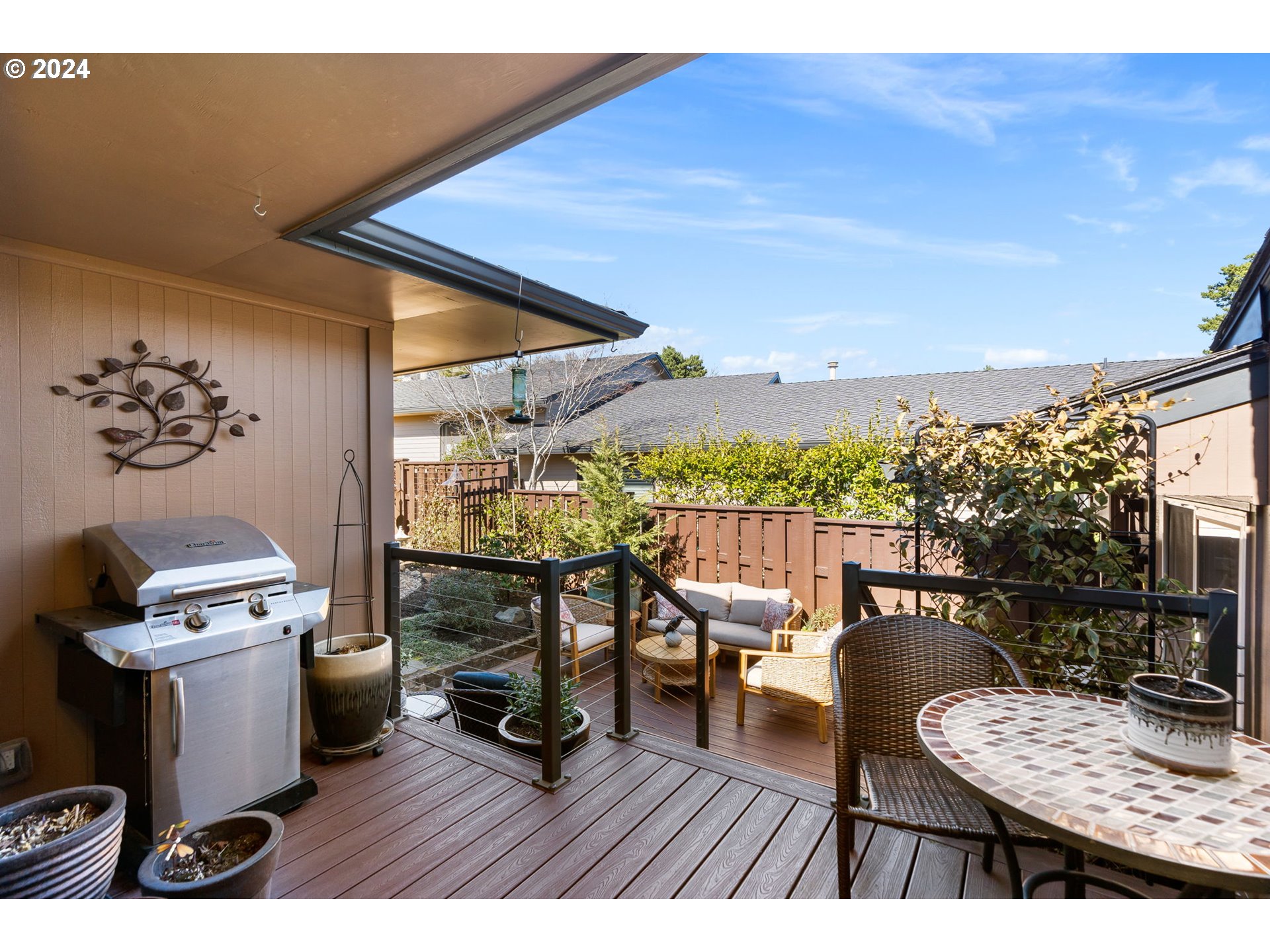 10 Condolea Drive Lake Oswego, OR 97035 - Photo 23 of 28 a balcony view with couple of chairs and wooden floor