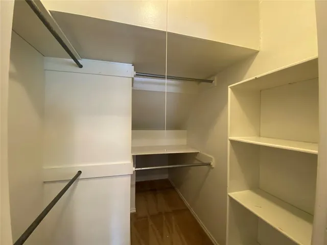 a view of walk in closet