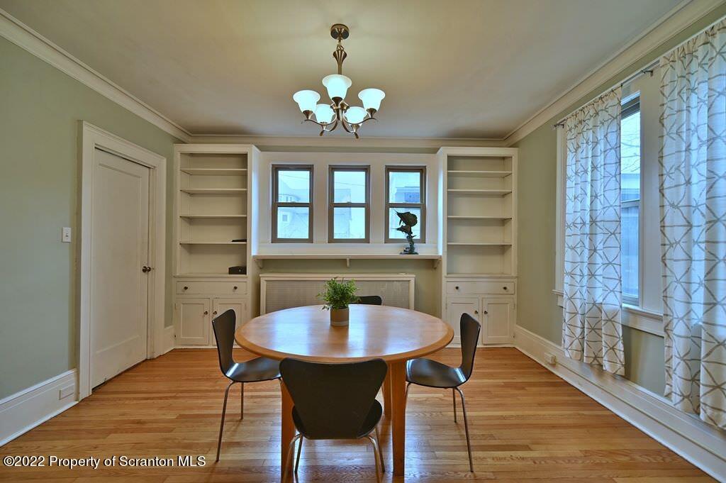 811 Olive Street Scranton, PA 18510 - Photo 9 of 54 a view of a dining room with furniture window and wooden floor