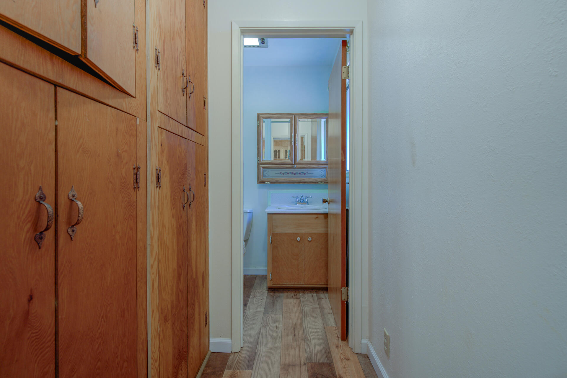 21694 Cassel Road Cassel, CA 96016 - Photo 27 of 65 a view of a bathroom from a hallway