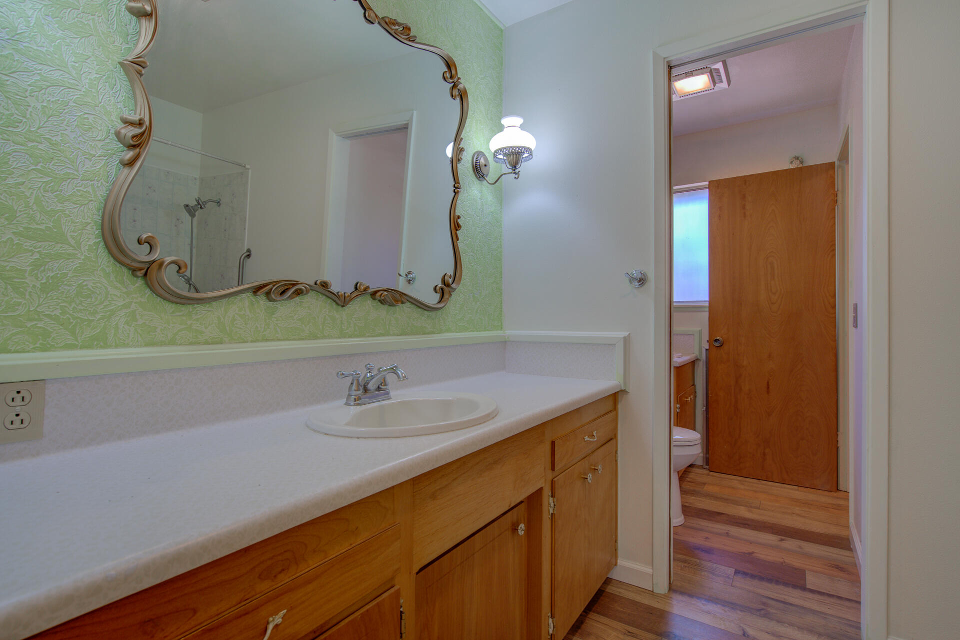 21694 Cassel Road Cassel, CA 96016 - Photo 30 of 65 a bathroom with a sink and a mirror