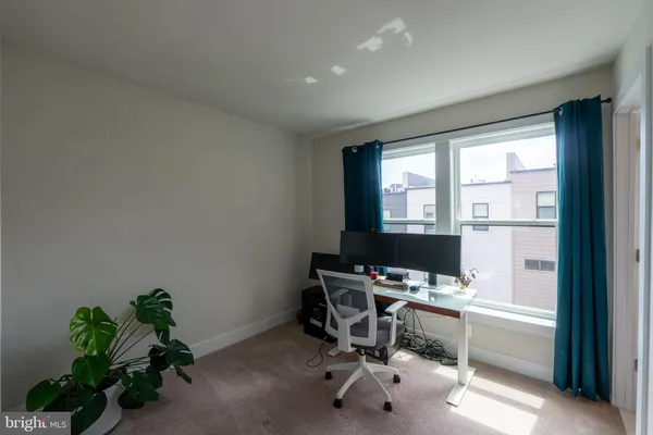 a view of a workspace with a window