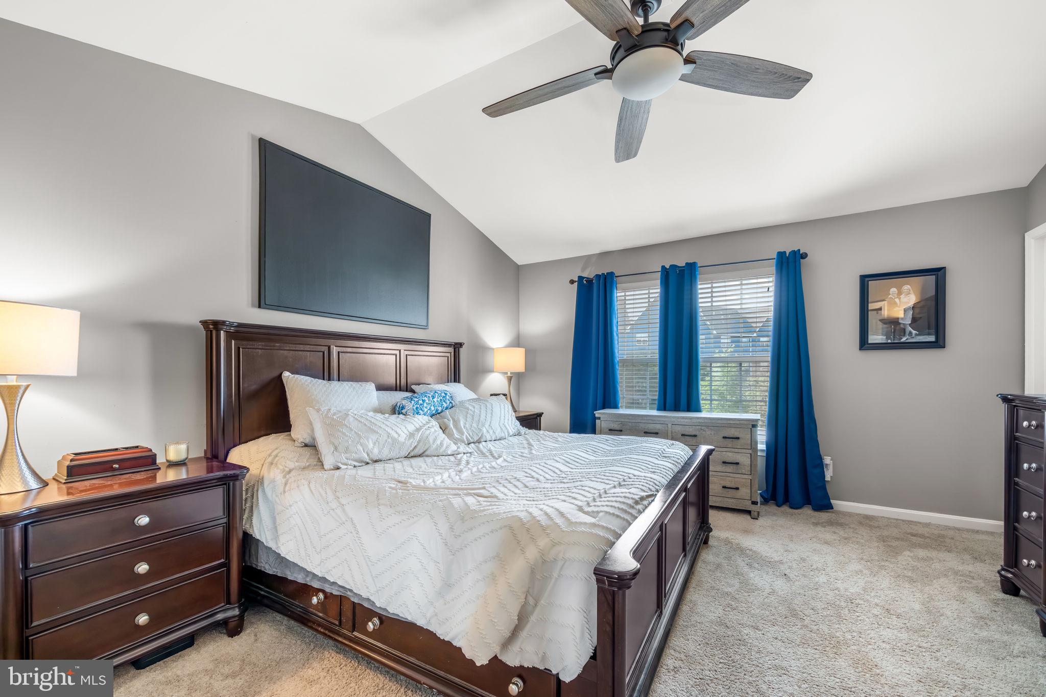 4719 Wensel Road Fredericksburg, VA 22408 - Photo 18 of 36 Serene bedroom with vaulted ceiling.