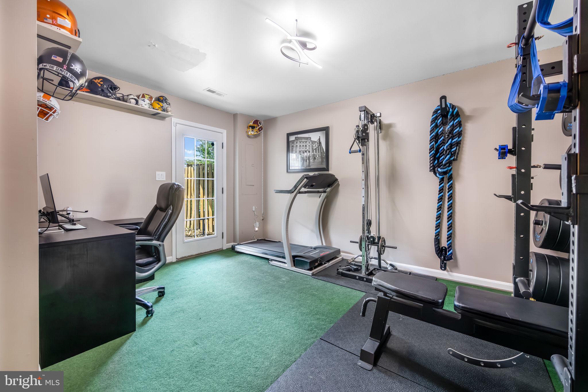 4719 Wensel Road Fredericksburg, VA 22408 - Photo 26 of 36 Versatile home gym and office space.