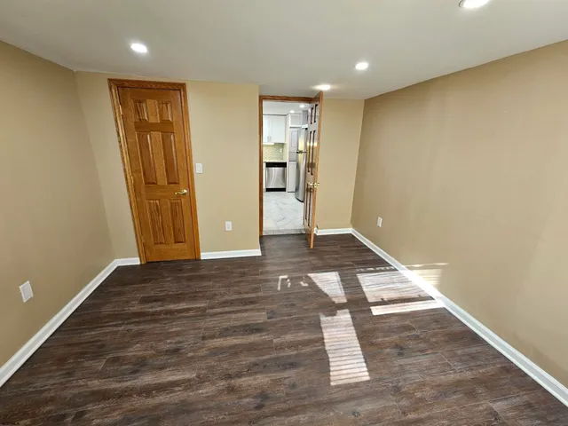 a close view of closet