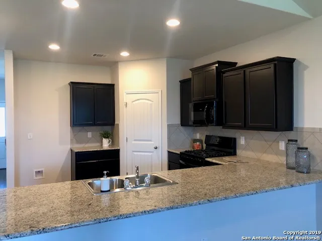 a close up of a stove