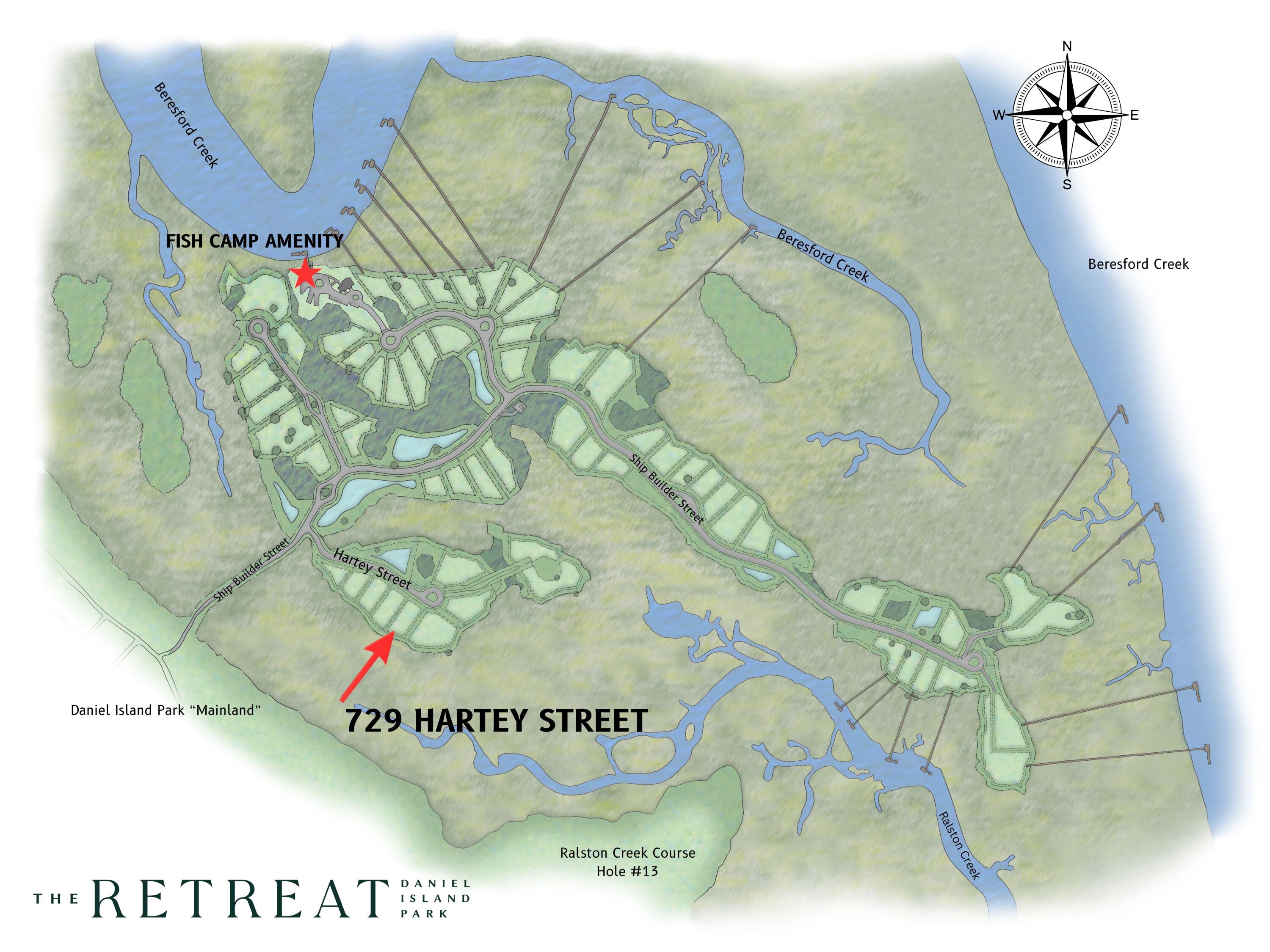 729 Hartey Street Charleston, SC 29492 - Photo 2 of 14 729 Hartey Street - Map