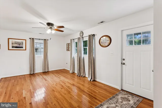 a view of a hallway with elevator