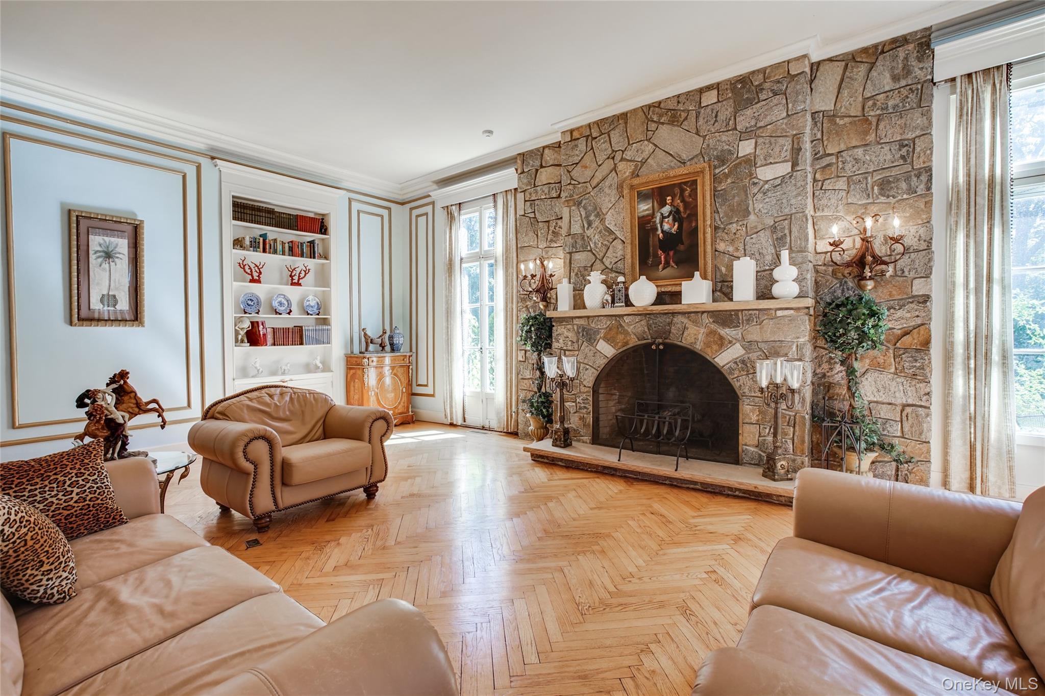 274 River Road St. James, NY 11780 - Photo 6 of 30 a living room with furniture and a fireplace