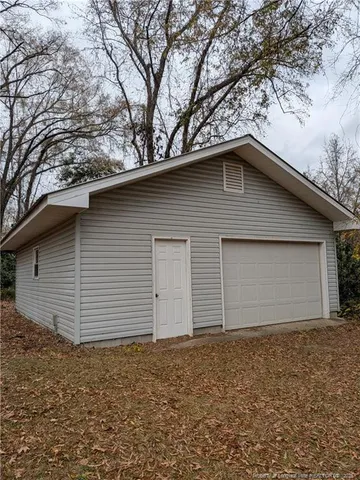 a front view of house