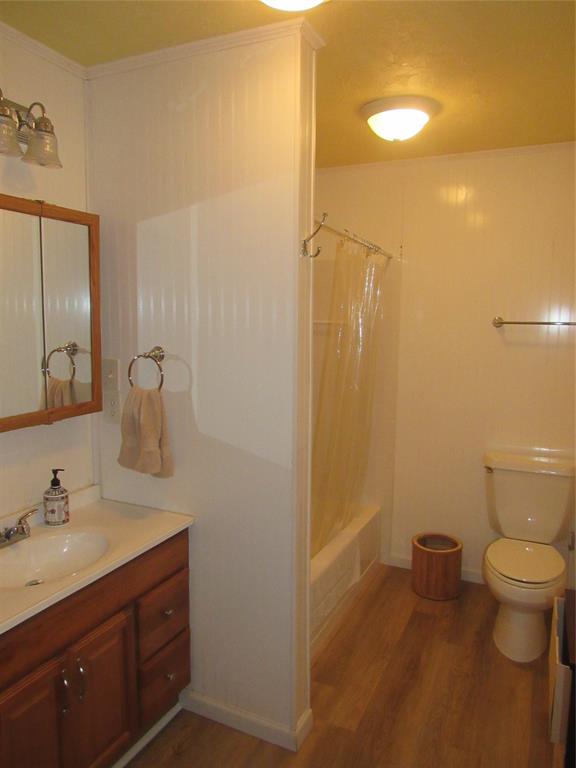 498 Homesite Road Pottsboro, TX 75076 - Photo 28 of 35 a bathroom with a sink a toilet and shower