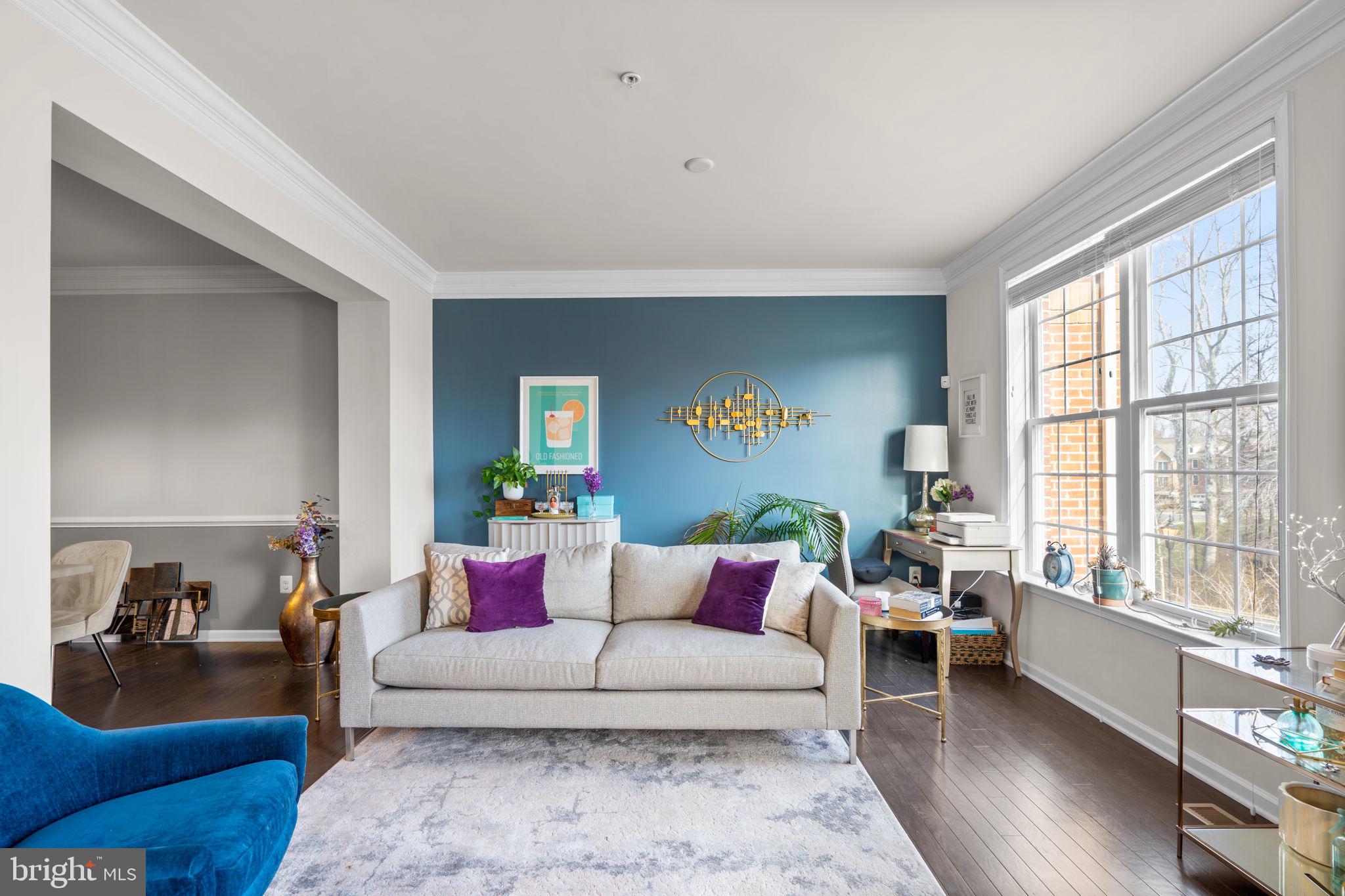 4323 Spring Foal Court Upper Marlboro, MD 20772 - Photo 6 of 49 a living room with furniture and a large window