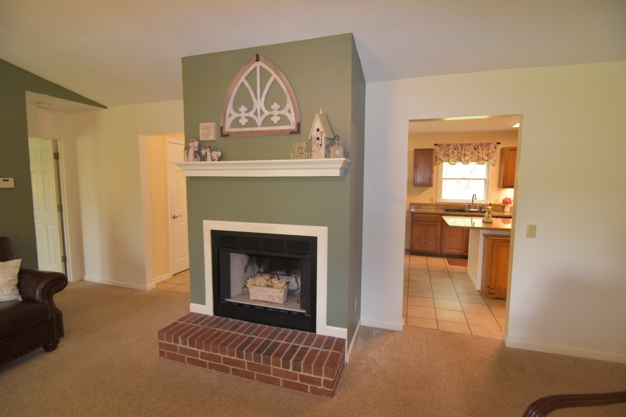 2513 Quarry Road Mount Juliet, TN 37122 - Photo 9 of 42 a living room with furniture and a fireplace