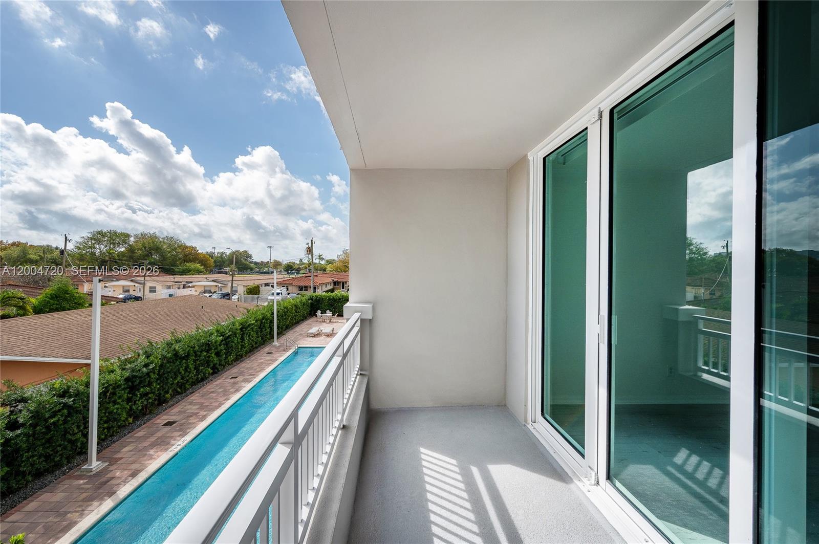 2665 Southwest 37th Avenue, Unit 201 Miami, FL 33133 - Photo 8 of 33 Unit balcony